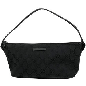 Gucci GG handbag accessory Clutch logo canvas black
